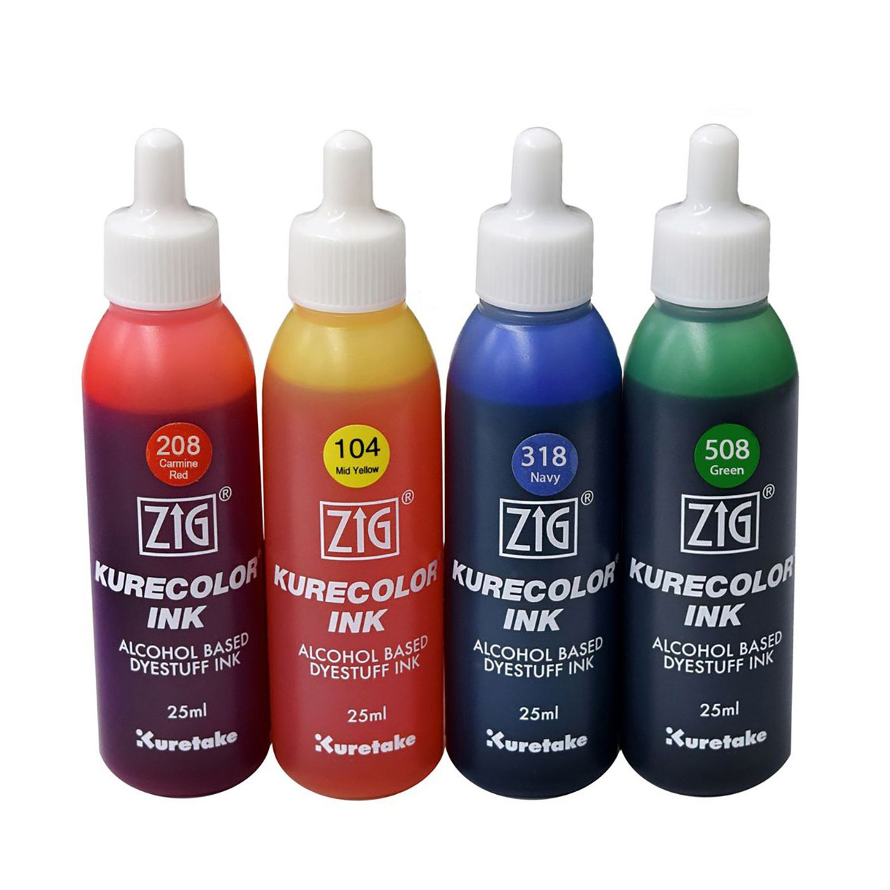 ZIG Kurecolor Alcohol Ink Set, Classic 4-Pack